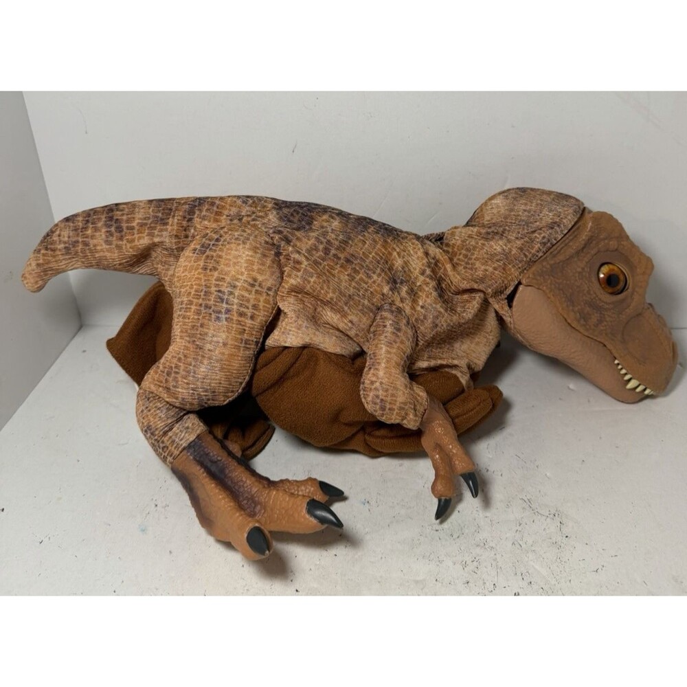 Jurassic World Real FX Baby T-Rex Dinosaur Puppet Wow! Stuff Tested & Works